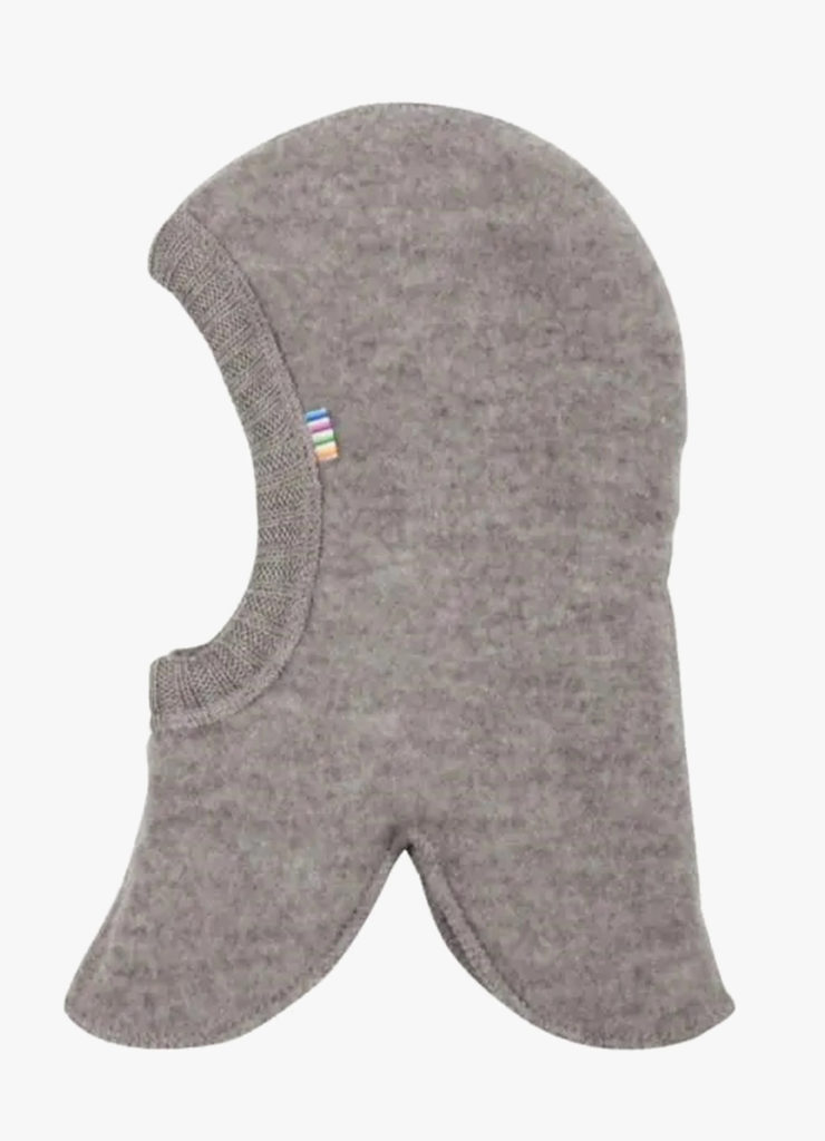 Balaclava i tovet ull til baby