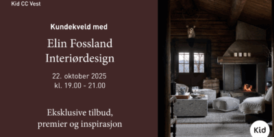 Kundekveld hos Kid med Elin Fossland Interiørdesign